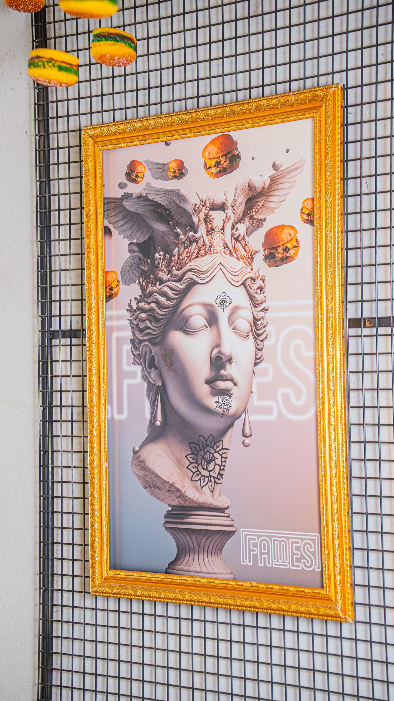 Interior de Fames Burger Torrevieja