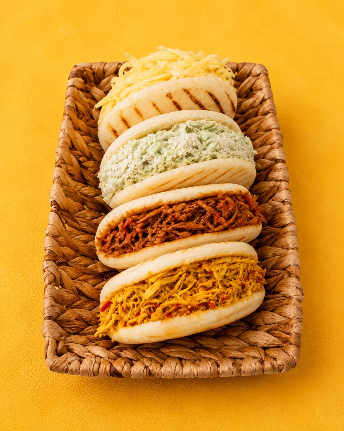 Arepas venezolanas rellenas en Fames Burger Torrevieja